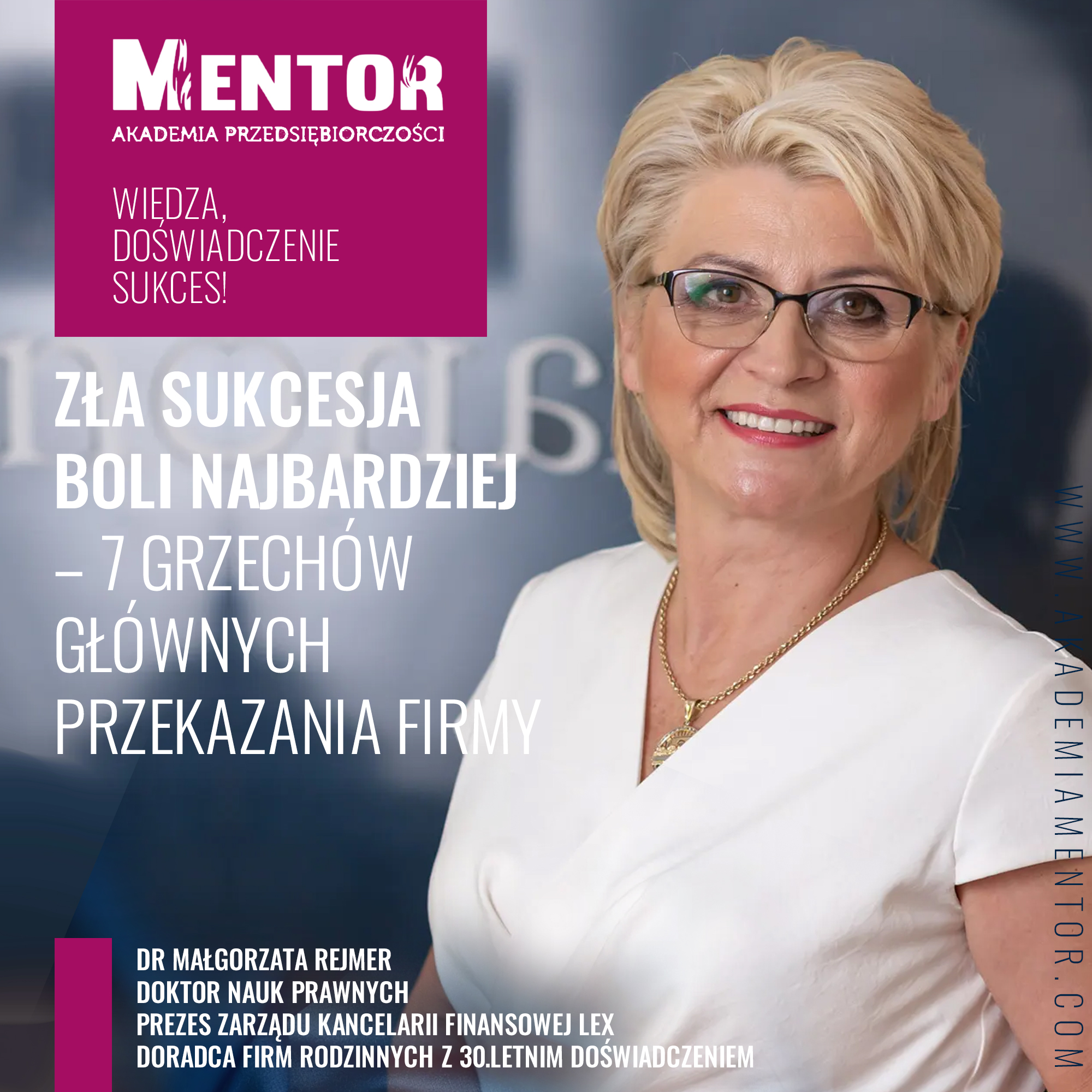 Zła sukcesja boli najbardziej – 7 grzechów głównych przekazania firmy